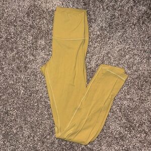 Yellow Lululemon Leggings